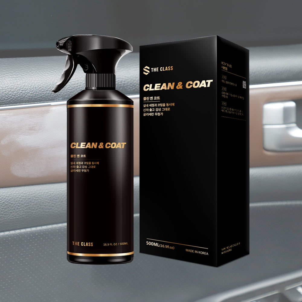【THE CLASS】クリーン＆コート (車内用クリーナーコーティング剤)  CLEAN&COAT  500ml